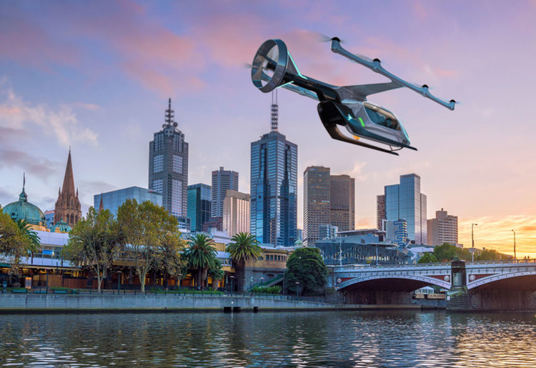 Uber Air flying taxi trial in Melbourne