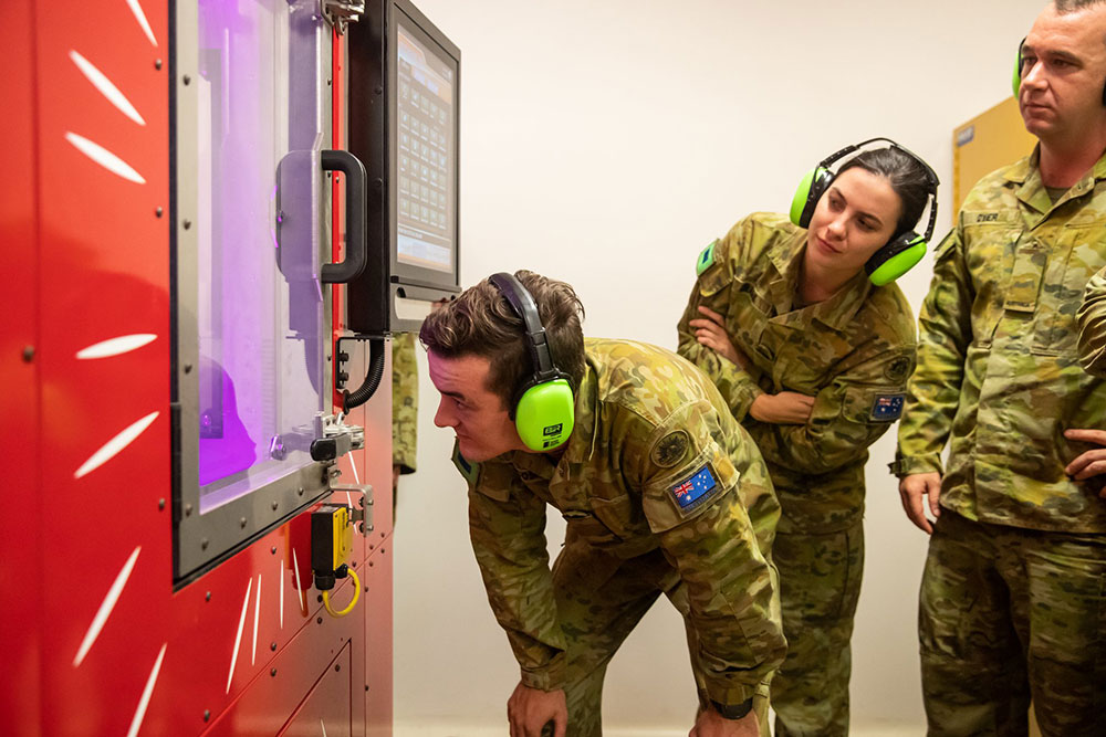 SPEE3D metal 3D-printing technology will be deployed to assist Australian Army soldiers in remote locations. (Image: SPEE3D)
